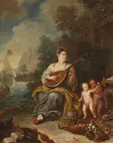 Netherlandish or German School circa 1700, Allegory of Music, Oil on canvas (relined)
