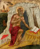 Veneto-Adriatic Master circa 1450, Saint Jerome, Oil on panel