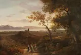 Johann Christian Vollerdt, Figures in a Landscape