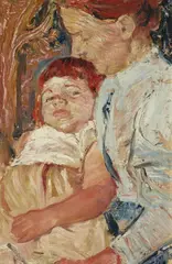 Louis Legrand, The Governess, Oil on canvas, mounted on panel