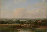 Andreas Schelfhout, Small Landscape with a Flock of Sheep