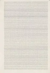 Dadamaino, Alfabeto della Mente Lettera 11, 1979, Ink on coated paper