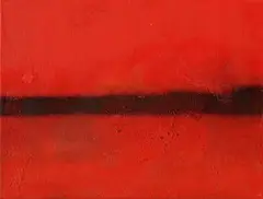 Es brennt by Otto Piene, 2009, Oil and smoke on canvas, offered Dec 2017