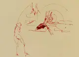 Joseph Beuys, Spur I, 1974, 9 lithographs on paper. Each
