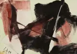 Karl Otto Götz, Untitled, 1954, Gouache on card