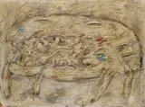 Herbert Kitzel, Bestie klein, 1961, Oil on fibreboard