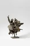 Lothar Fischer, Raub der Sabinerin, 1960, Bronze with golden brown patina
