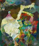 leibhaftig by Bernard Schultze, 1989, Oil on canvas, sold Dec 2017