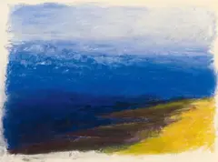 Maine Waters by Wolf Kahn, 1999-2000, Pastels on paper, sold Dec 2017