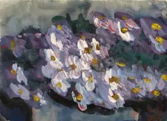 Untitled by Klaus Fußmann, 1986, Watercolour and gouache on paper, sold Dec 2017