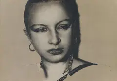 Franz Gertsch, Tabea, 1981, Colour lithograph on card