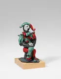 Markus Lüpertz, Harlekin (Bajazzo), 2003, Bronze, painted