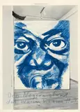 Untitled by Martin Kippenberger Albert Oehlen Martin Kippenberger und Albert Oehlen, 1980s, Chalk over lithograph on card, collaged, on magazine paper, offered Dec 2017