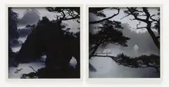 Darren Almond, Fukushima. Sesshu II (from the series: Fullmoon), 2006, Photo work in 2 parts: chromogenic prints on aluminium, printed