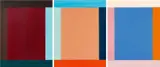 Anima Mundi 2-3 by Imi Knoebel, 2010/2015, Work in 3 parts: each acrylic on plastic foil, collaged, offered Dec 2017