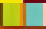 Imi Knoebel, Anima Mundi 29-2, 2010/2015, Work in 2 parts: each acrylic on plastic foil, collaged. Each