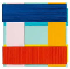 Face 45 by Imi Knoebel, 2003/2015, Acrylic on plastic foil, sold Dec 2017