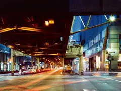 Dieter Rehm, La Salle Street, Chicago, 1995, Chromogenic print on aluminium, printed