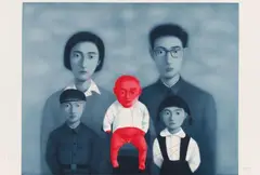 Shi Dachun, The Red Baby (from: The Storyteller's Enchantments), 2008, Original colour lithograph on card