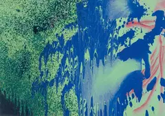 T 1988-E 28 by Hans Hartung, 1988, Acrylic on canvas, offered Dec 2017