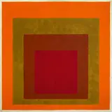 Josef Albers, Study to Homage to the Square: Warm Welcom