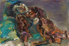 Untitled (Marionette) by Marwan, 1979, Oil on canvas, sold Dec 2017