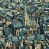 Ralph Fleck, Bretagne 7/V (St. Malo), 1996, Oil on canvas