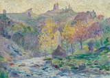 Armand Guillaumin, Le Moulin Brigand et les ruines du Château de Crozant, Creuse