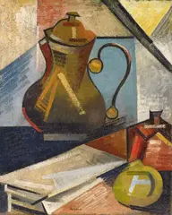 Auguste Herbin, Nature morte à la cafetière, 1911, Oil on canvas