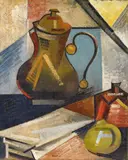 Auguste Herbin, Nature morte à la cafetière, 1911, Oil on canvas