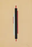 Nicolay Mikhailovich Suetin, Suprematistische Komposition, 1931, Gouache and watercolour on firm, slightly textured paper