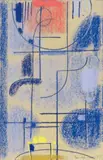 Max Ackermann, Untitled, 1973, Pastel on laid paper