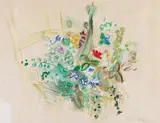 Raoul Dufy, Bouquet de fleurs à la chaise