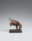 Ausschlagender Esel by August Gaul, 1911, Bronze, sold Dec 2017