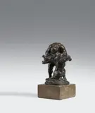 Kampf (Kampf zwischen Mann und Leoparden) by August Gaul, Circa 1905, Bronze, sold Dec 2017