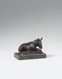Liegender Esel by August Gaul, 1911, Bronze, sold Dec 2017