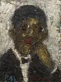 Clifford Holmead Phillips, Black Man With White Shirt & Black Tie
