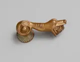 Jonas im Fischmaul by Ewald Mataré, 1955, Bronze door knob, handle and metal mount, not drilled, sold Dec 2017
