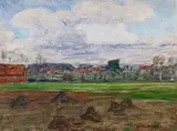 Otto Modersohn, Vorfrühling, Circa 1917, Oil on panel