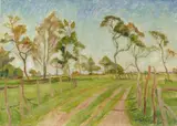 Otto Modersohn, Wiesenweg im Frühjahr