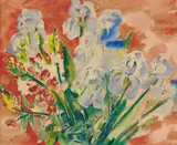 Max Pechstein, Blumenstillleben, 1925, Watercolour on cream-coloured paper