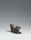 Sich streckender Drahthaarterrier by Renée Sintenis, 1928/1930, Silver sculpture, sold Dec 2017