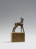 Rechtsblickendes Fohlen by Renée Sintenis, 1917, Bronze, sold Dec 2017