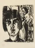 Cornélie Jenny (Nele) van de Velde, Les vertus ménagères, 1920/1921, Woodcut on Japan paper 40/37.6 x 33/