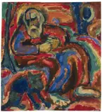 Eberhard Viegener, Bärtiger mit Hund