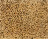 Mark Tobey, Untitled, 1959, Gouache on yellowish paper