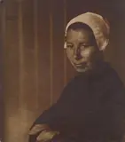 Heinrich Kühn, Holländerin mit Haube (Dutchwoman with cap)