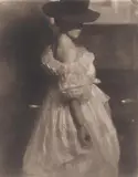 Heinrich Kühn, Study in Tonal Values III, 1908, Multiple oil transfer print on Japan paper, printed
