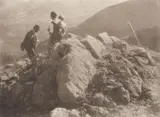 Heinrich Kühn, Auf dem Berg, Tirol, c. 1915, Multiple oil transfer print on soft structured paper