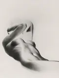 Heinz Hajek-Halke, Die üble Nachrede. Liegender Akt. Der Gong, 1930 - 32, 3 gelatin silver prints, printed 1978. Each print approx